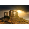 Cap Sounion - Coucher de soleil