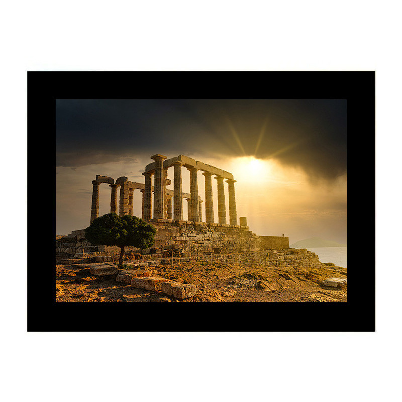 Affiche encadrée Cap Sounion - Coucher de soleil Affiche encadrée Cap Sounion - Coucher de soleil