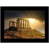 Affiche encadrée Cap Sounion - Coucher de soleil