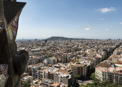 Barcelone - Vue depuis la Sagrada